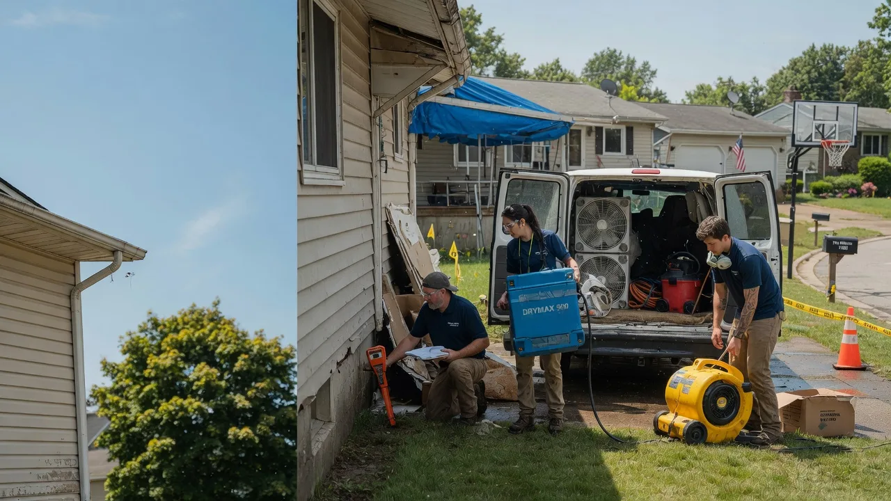 Ceiling Leak Cleanup in Hutchinson, MN near me